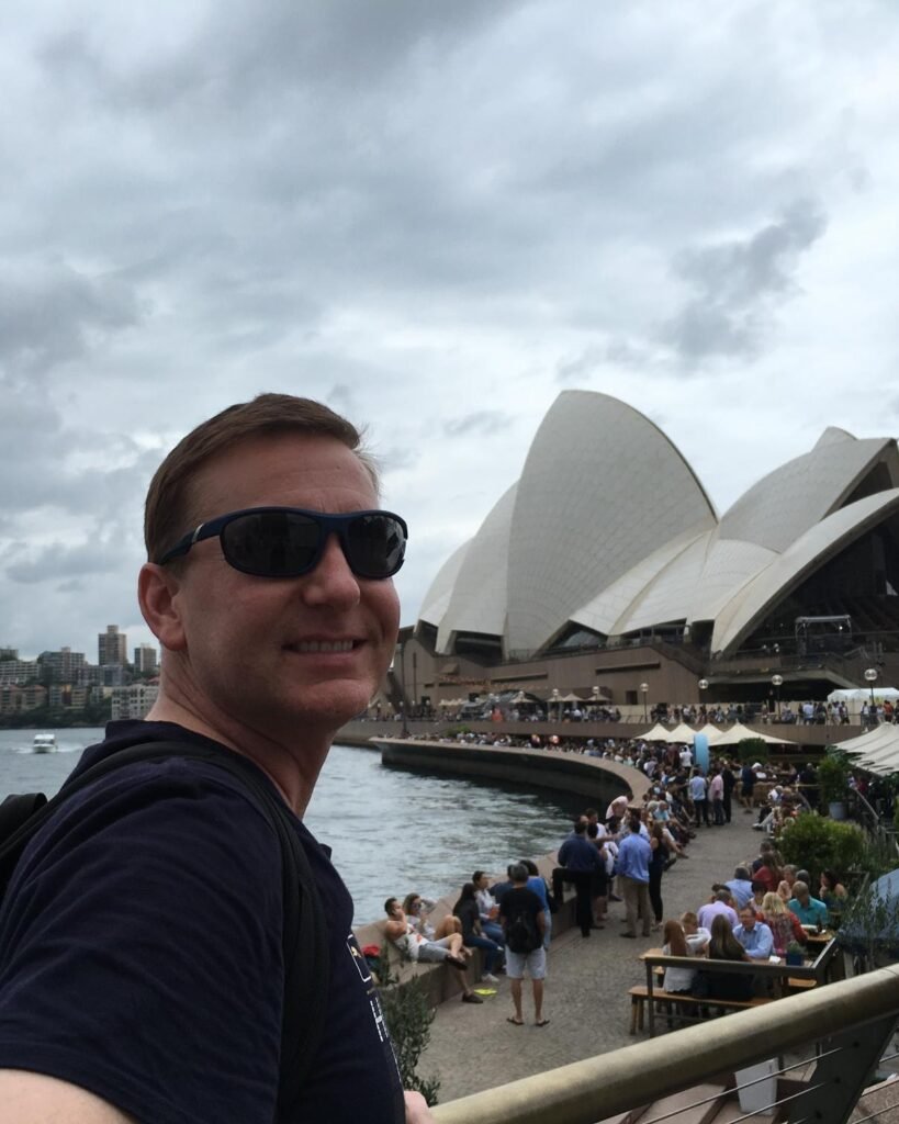 Bill at the Sydney Opera House