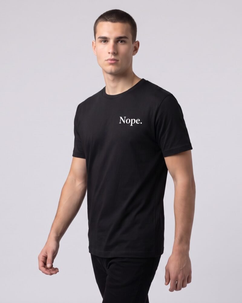 "Nope." tee, front